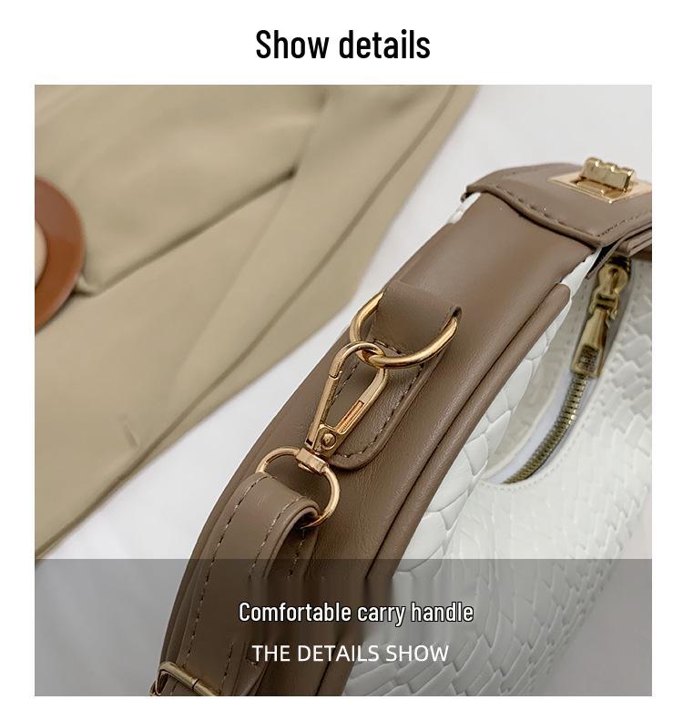 2025 Ρετρό Γυναικεία Τσάντα Χιαστί Σχήμα Ημισελήνου – Ειδικού Σχεδιασμού Τσάντα Ώμου