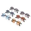 Small Frame Sunglasses, Literary Square Glasses, Personalized Paint Sunglasses For Women