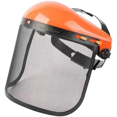 Spritzschutz, Elektroschneiden, Gartenarbeit, Schutznetz, Gesichtsschutz, Schutzmaske, Kettensägenhelm, Schutzhelm
