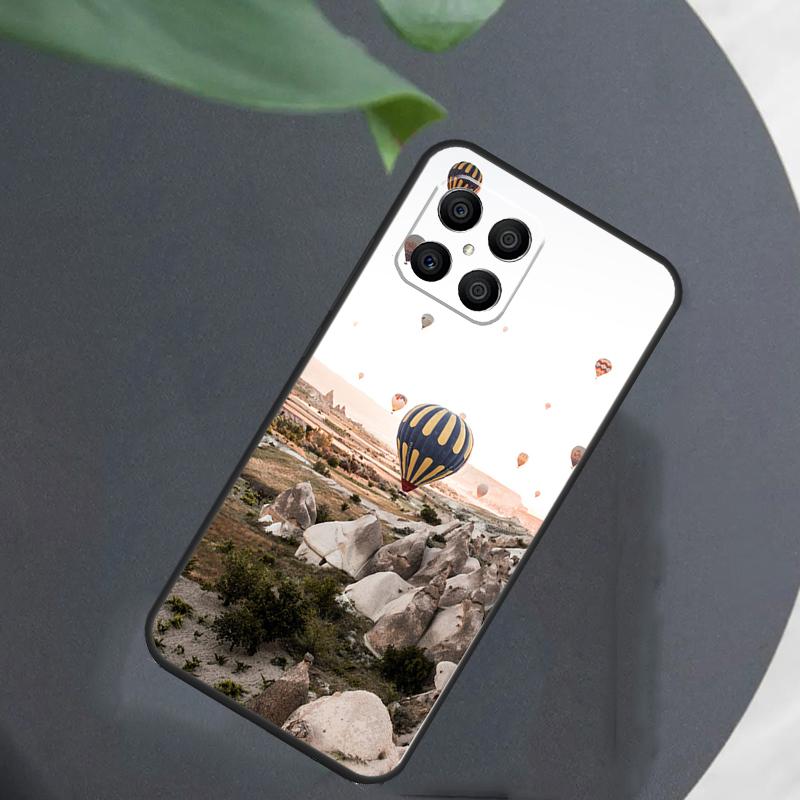 Hot Air Balloon Travel Mountain For Honor Magic 7 Lite 6 8 Case For Honor 200 400 Pro 90 70 50 X8c X8b X9a X9b X9c X9d Win RT
