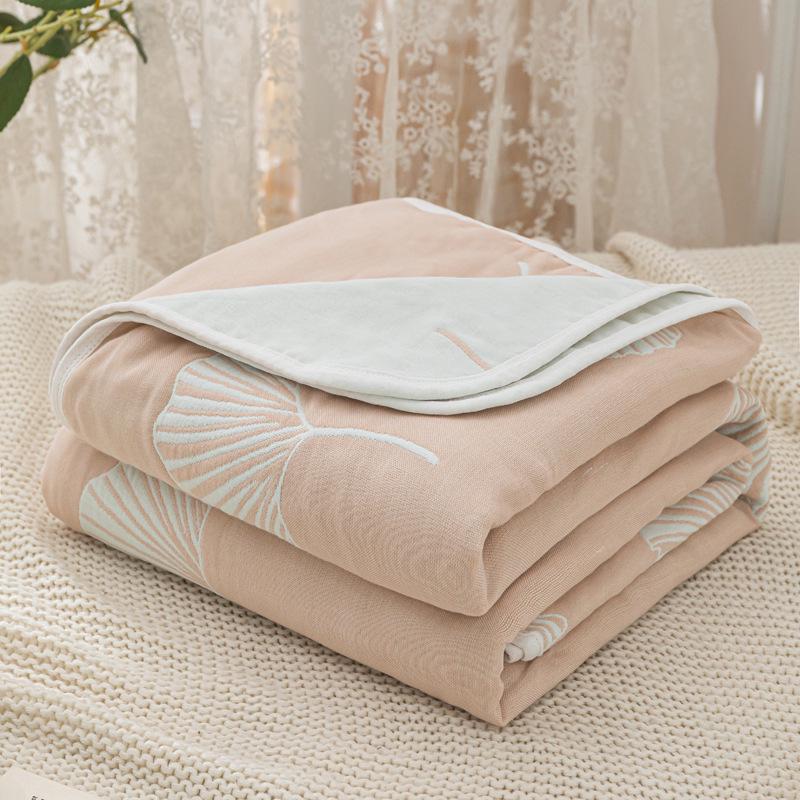 Class A 100% Cotton Six-Layer Gauze Blanket for Children - Lightweight Air Conditioning Quilt, Available In Single/Double Sizes for Summer
