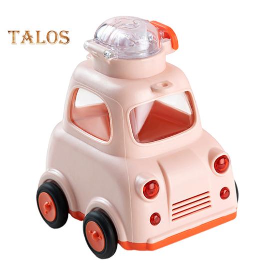 Kids Car Water Bottle with Straw Strap 600ml BPA-Free Leak-proof Straw Cup Hot And Cold Beverage Cup for Boys Girls School Sports Travel