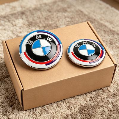 Vbjly8 BMW Car Front Grill Rear Trunk Emblem Lid Accessories For BMW M E46 E90 E60 F30 F10 E39 E36 F20 G30 G20 E87 E92 E91 E30 F31 X3