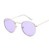 Brand Designer Round Retro Sunglasses Man Classic Vintage Sun Glasses Male Small Frame Metal Outdoor Travel