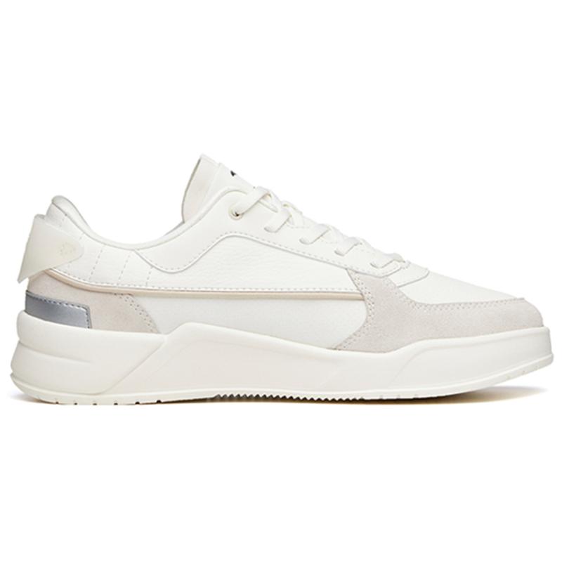 Anta Low-Top Skateboard Shoes Men's White Sneakers