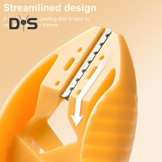 Knoblauchschäler aus Edelstahl, Hautentferner, Zwiebelschäler, Werkzeug, ergonomische Handpinzette zum Knoblauchschälen, Clips, Zange zum schnellen Schälen