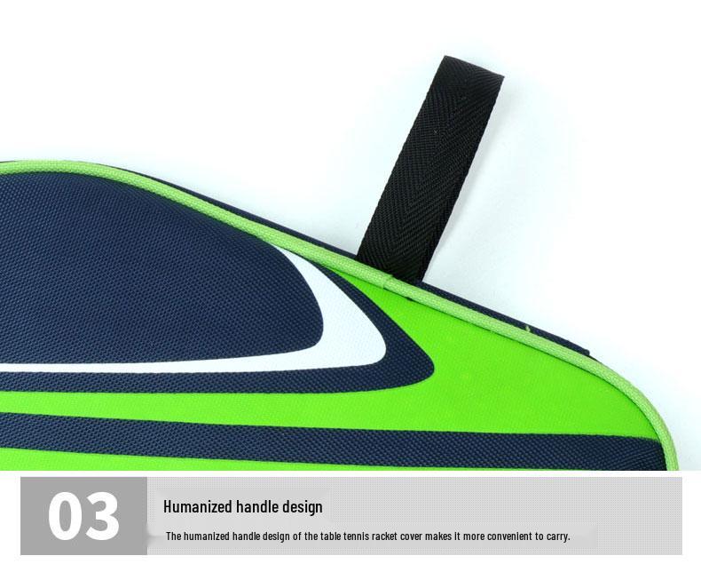 Hui Sheng U-shaped Backpack Table Tennis Racket with Large Capacity Gourd-shaped Cover