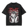 Washed Oversized Tomie Unisexga Graphic Tshirt Vintage Unisex Women Breathable Cotton Soft Short Sleeve Top FeUnisex Unisex Clothing Tee