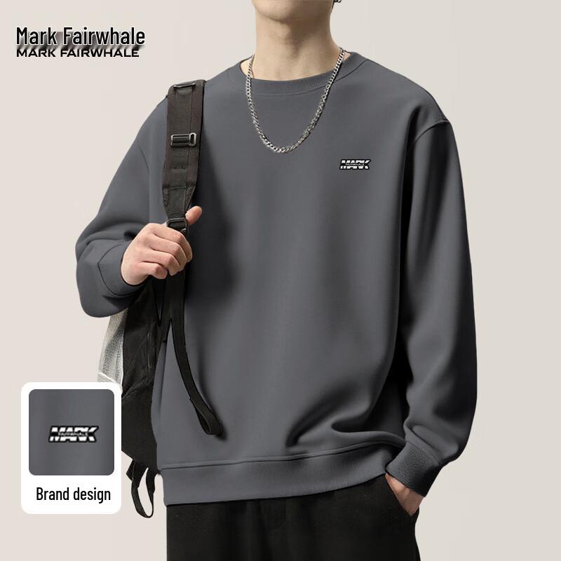 

Mark Fairwhale Men s PMK Patch Heavyweight Round Neck Sweatshirt S