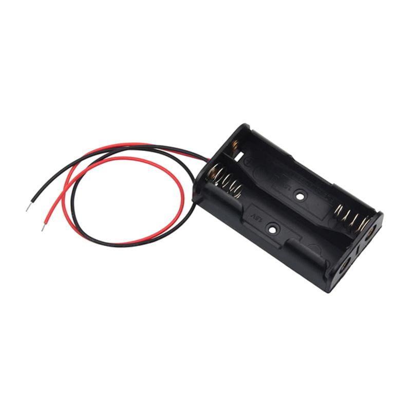 

18650 Держатель аккумулятора Зажим Коробка держателя аккумулятора с соединительным проводом 1 Секция 2 Секция 3 Секция 4 Секция 18650 Чехол для аккумуляторов