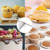 Adjustable Handheld Batter Dispenser for Baking - PP Plastic Pancake & Cupcake Pourer, Multifunctional Chocolate Dispenser with Stand