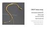 Titanium Steel Double Layer Square Bead Necklace - Non-Fading, Versatile Light Luxury Women's Sweater and Clavicle Chain.