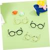 LABRIMP 20-Piece Doll Glasses, Mini Doll Accessories, Metal Wire Frame, Fashion Eyewear for Small Dolls, Costume Props
