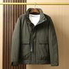 Mountain-Style Outdoor Functional Workwear Stand-Collar Down Jacket for Men, Winter Thickened Cotton-Padded Jacket, Export Men's Cotton Coat