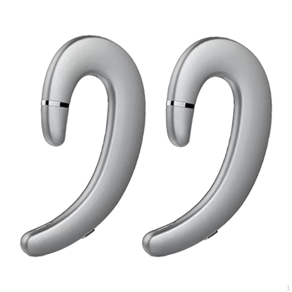 5.0 Headphone, Ear Hook Auto Pairing Built In Mic Noise Canceling, Wearing Stereo Hands Earhooks,