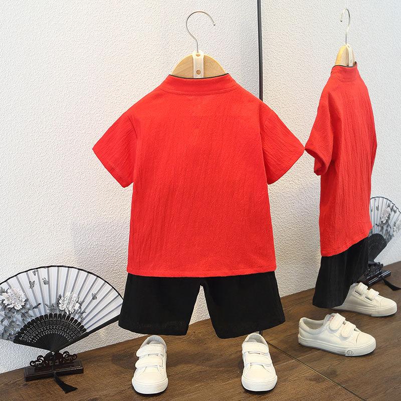 Children's National Studies Hanbok Boys Summer Chinese Style Performance Clothes Girls Hanbok Performance Tang Suit Ancient Style Baby Suit