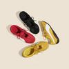 Soft leather German training shoes for women's autumn new breathable mesh casual retro Forrest Gump shoes low-top wear-resistant board shoes for women