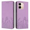 Applicable to iPhone 17 Pro Max Tulip Butterfly Strong Magnetic Mobile Phone Leather Case Apple 17E Flip Card