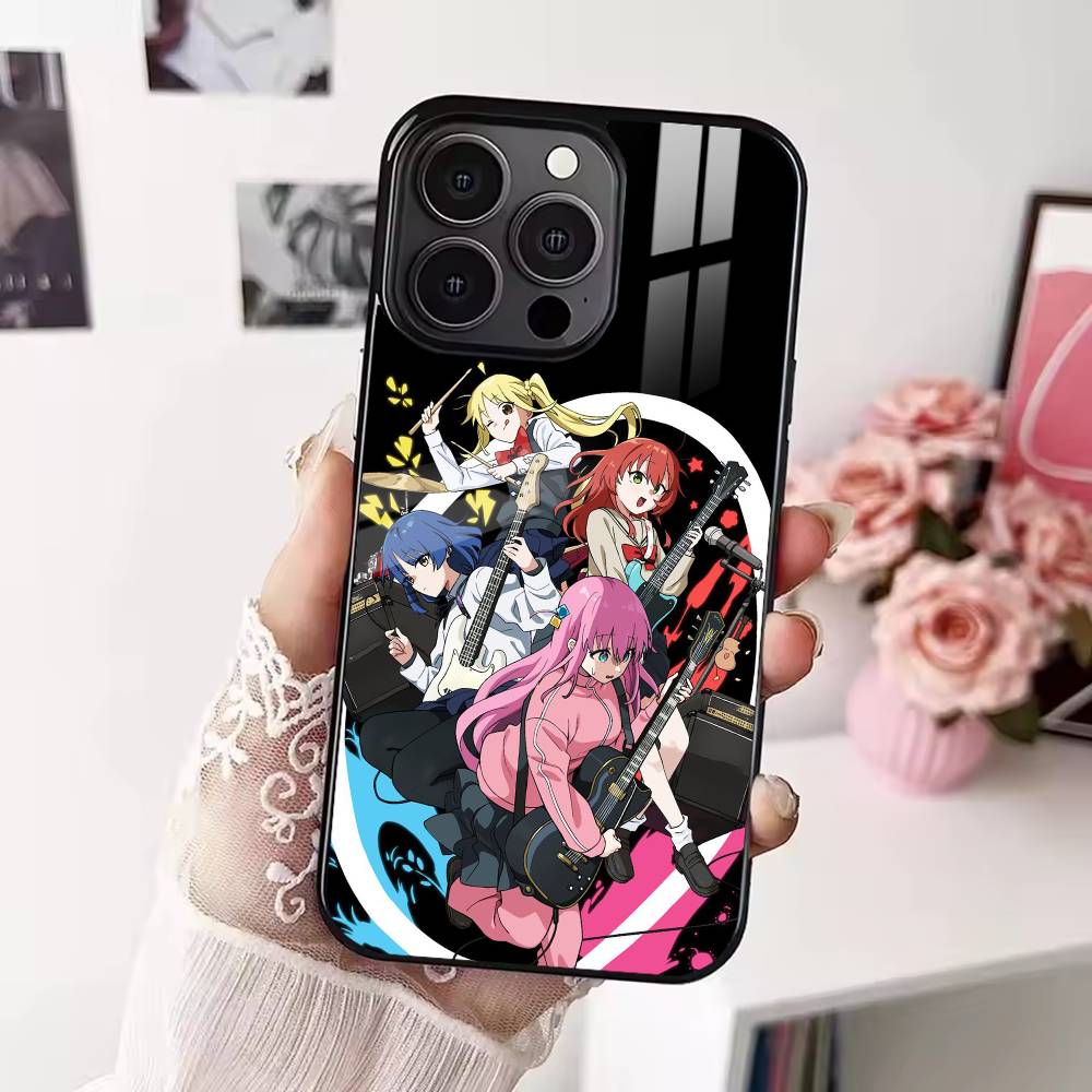

Крутий чохол для телефону B-Bocchi the R-Rock Band для iPhone 17 16 15 14 13 12 Pro Max Plus для Magsafe Дзеркальний Бездротовий Магнітний Чохол iPhone17Air