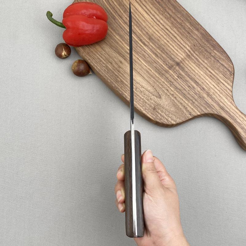 Handmade Chef Knife Meat Cleaver Stainless Steel Wood Handle Chinese Slaughter Knives Cutter