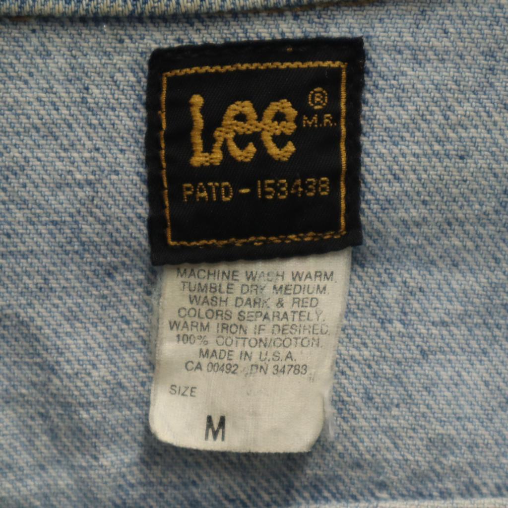 Lee 80s Made in USA Vintage Denim Jacket M blue Denim jacket trucker Men's Used