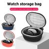 Durable Hard EVA Watch Travel Case Shockproof Zipper Headphone Carrying Case Waterproof Protective Earphone Storage Bag Travel
