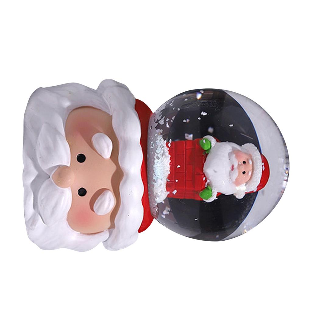 Weihnachtsschneekugel, bunte Beleuchtung, Heimdekoration, Nachtlicht, Dekor für Familie, Freunde, alter Mann