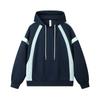 Solid Color Loose And Versatile Hoodie Trend Matching Color Matching Hoodie Casual Shoulder Long Sleeve Top