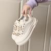 2025 little white shoes children's autumn new Korean version ins female students leisure sports versatile board shoes street shot MXD06