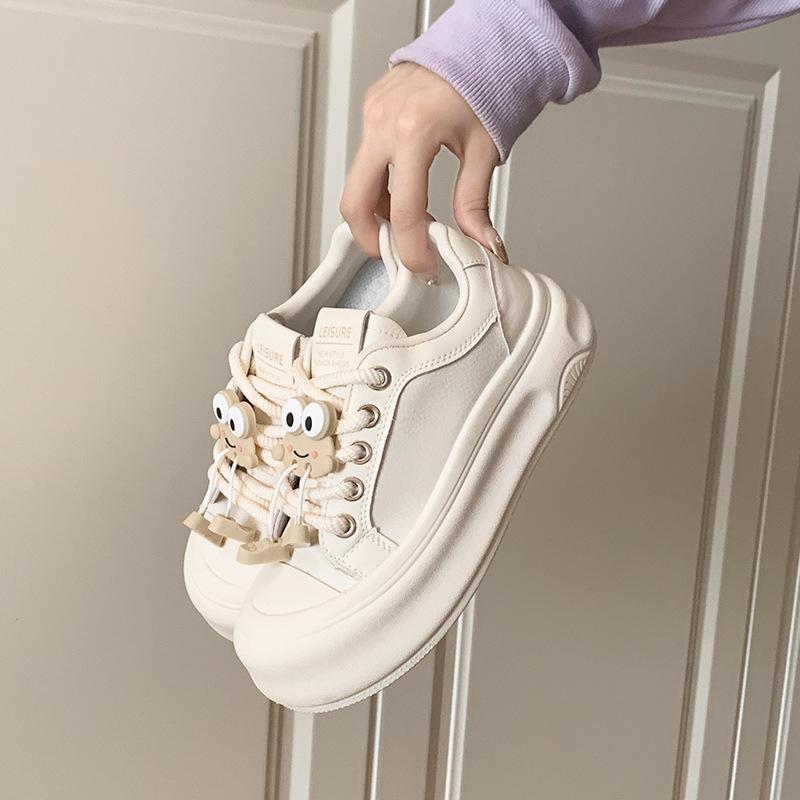 2025 little white shoes children's autumn new Korean version ins female students leisure sports versatile board shoes street shot MXD06