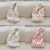 Cute Cartoon Bear Embossed Shoulder Bag For Students Stylish Versatile Tote Bag