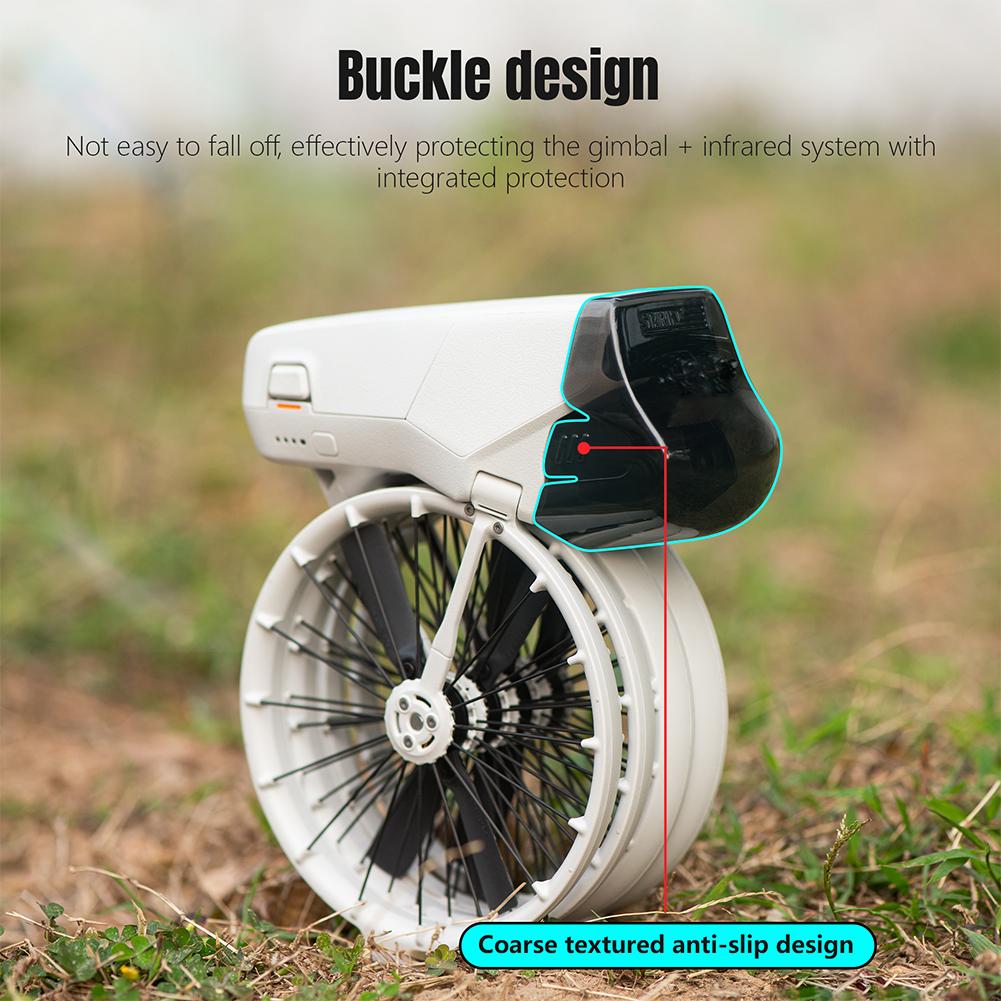 Lens Cover Gimbal Cap Anti-collision Lens Protector Hood Anti-scratch Lens Fixed Buckle Cover Cap for DJI Flip Drone Accessories