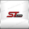 3D Metal Car Styling ST Line Logo Front Grill Badge Sticker For Ford Focus Fiesta Ecosport Mondeo Kuga Rear Trunk Side Fender