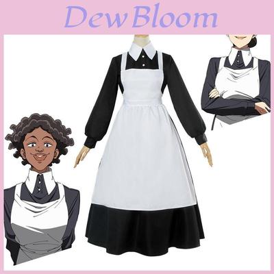 Elegant The Promised Neverland Isabella Maid Dress Outfit For Stunning Cosplay Events