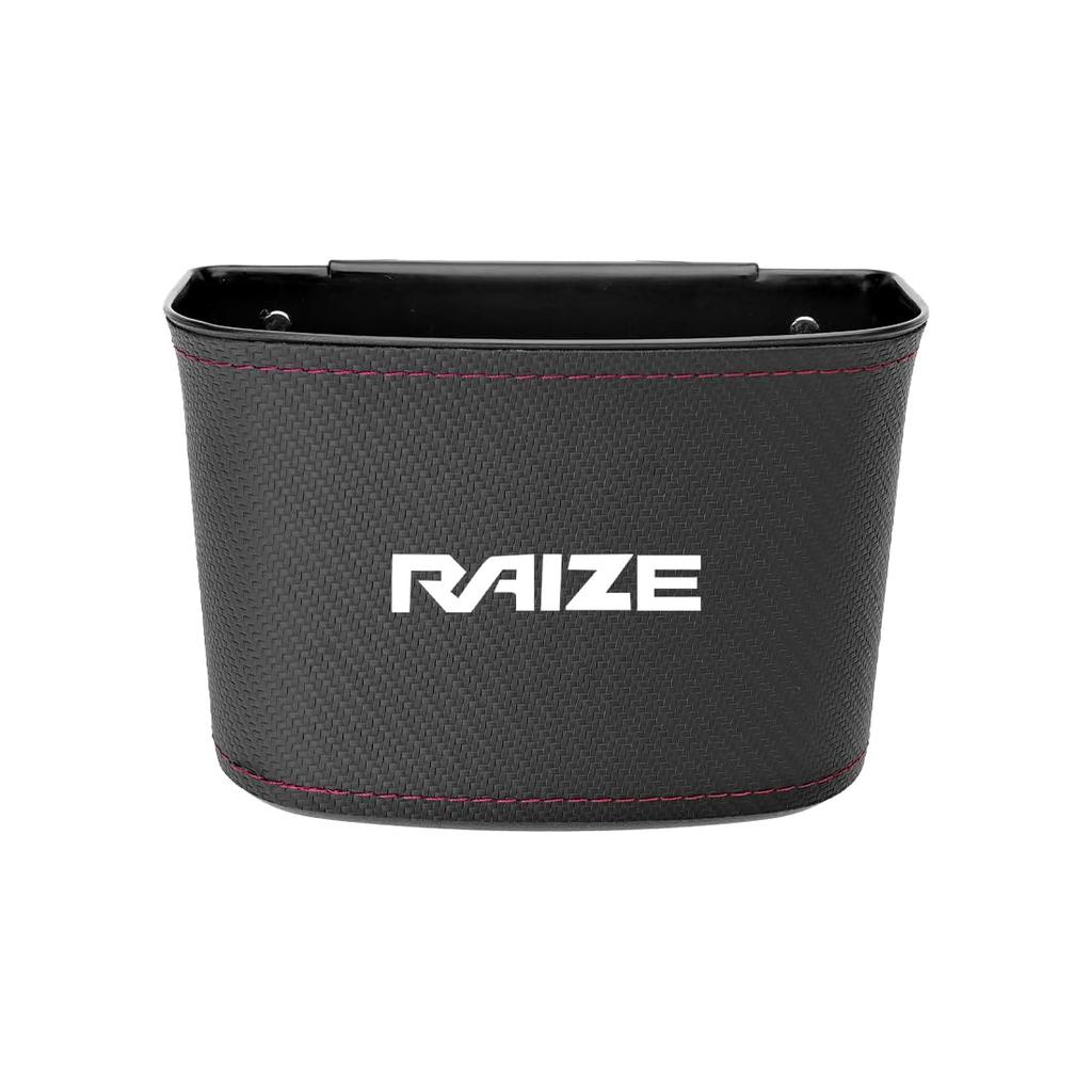 Car Trash Featuring the RAIZE Installs On the Door or Behind the Compatible with the RAIZE A200 A210 and Z and 1 RAIZE-specific Can, Waterproof, Logo.