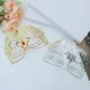 Metal Tassels Masquerade Mask with Rhinestones Masquerade Costume Accessories For Women Wedding Halloween Masquerade