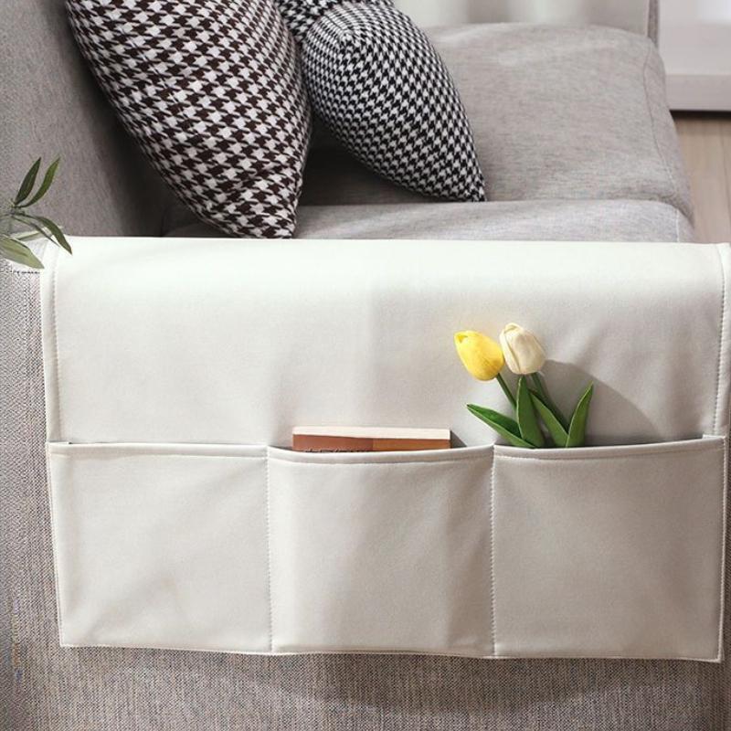 Sofa Armrest Organizer Pouch Sofa Cover Side Pockets for Storage Home Hanging Organizer Magazine Books Snacks Remote Control