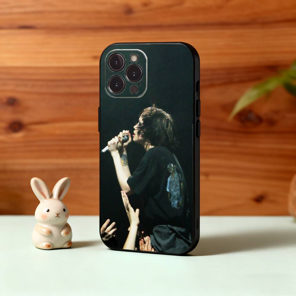 C-Crystal C-Castles Band Phone Case For iPhone17 16 15 14 13 12 11 Pro Max Plus,5G Soft Black Case