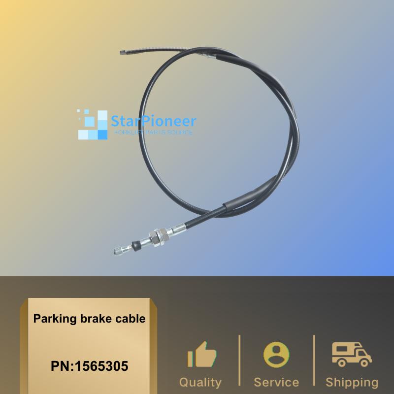 Forklift parts hand brake cable parking brake cable 1565305