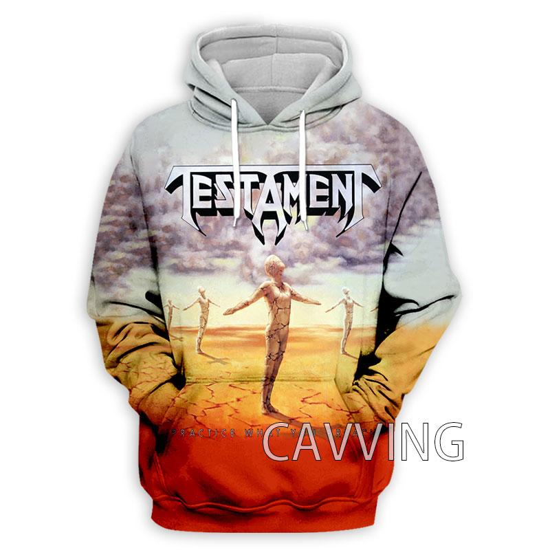Testament Band 3D Gedruckte Mode Kapuzenpullover Sweatshirts Harajuku Hoodie Sweatshirts Oberteile Kleidung für Damen/Herren