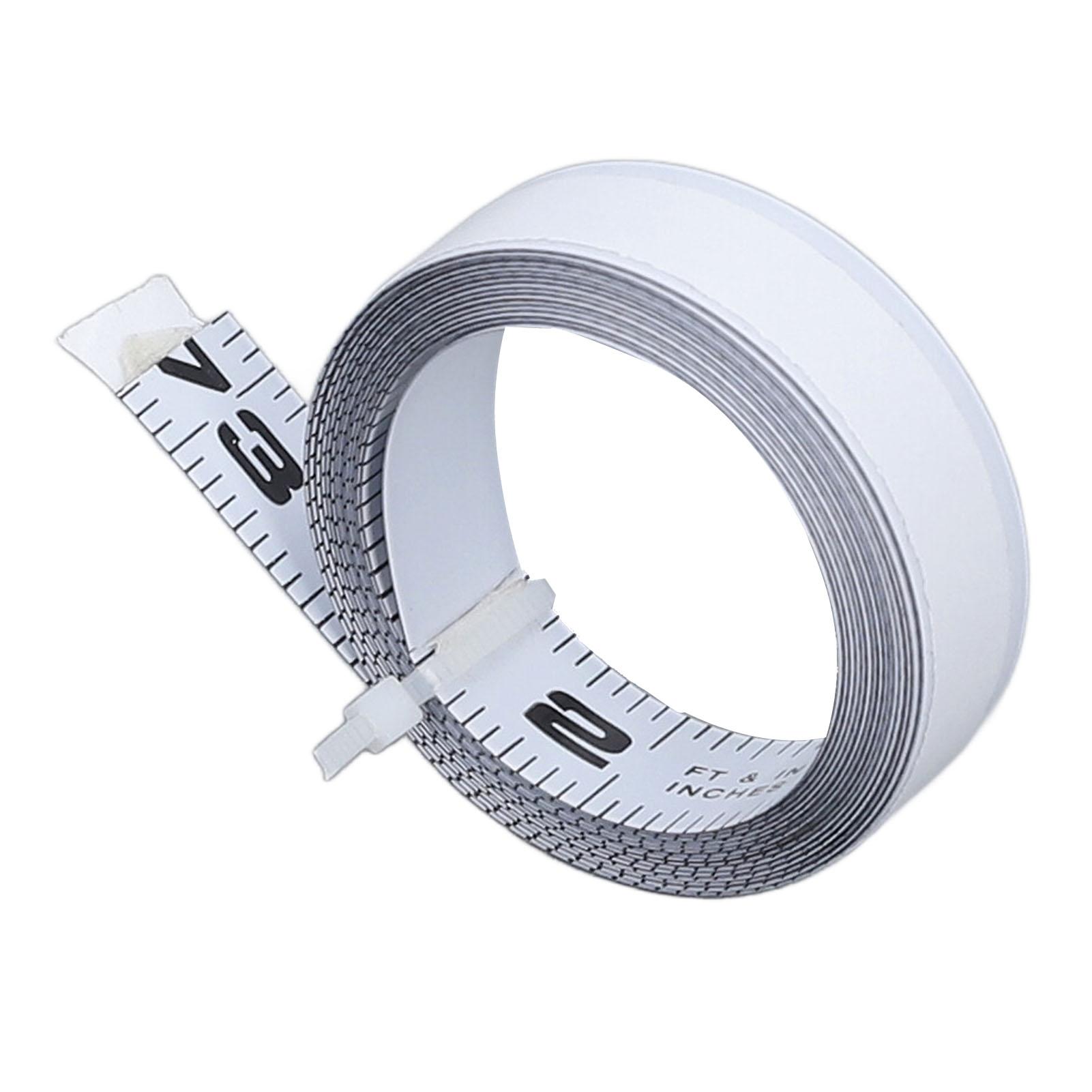 

6FT 72inch Metal Self Adhesive Tape Measure Carbon Steel Tape Measure Adhesive Backing Right to