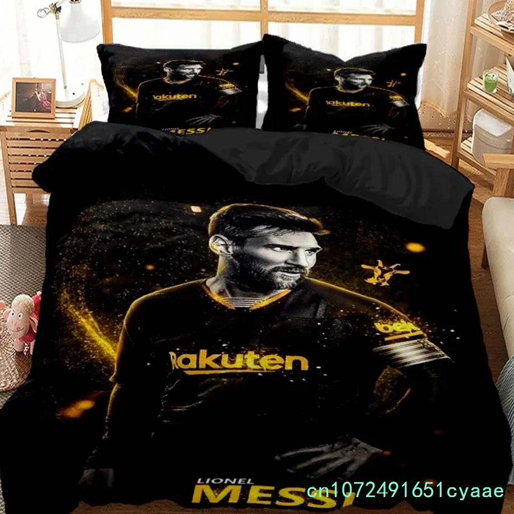 3D Print Football Star NO.10 Bedding Set Boys Girls Twin Queen Size Duvet Cover Pillowcase Bed Adult Home Textileextile