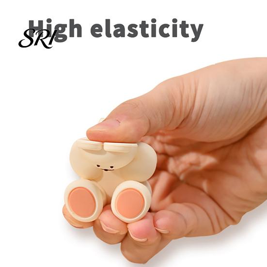 Door Handle Shock Absorber Bear Stopper Wall Protector Adhesive-Free Silicone Lever Stop Adhesive-free Guard Bumper Noise Reduction Home Office