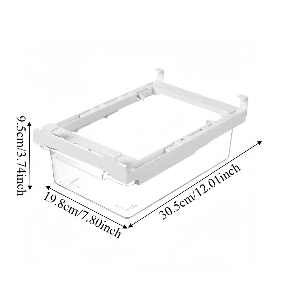 Sliding Kitchen Storage Box Stackable Fruit Preservation Organizer  Kitchen