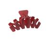 Fashionable N-shaped Large Frosted Spray-painted Plastic Hair Clip for Ladies' Hair