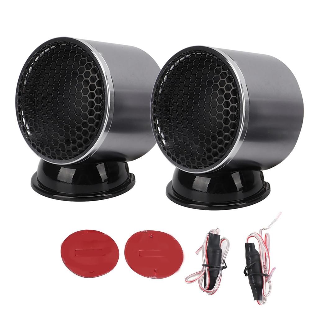 Car Audio Stereo Sound Clear Mid and Treble Playback 360 Degree Surround 2.5" Mid-Range Speaker with Treble Crossover