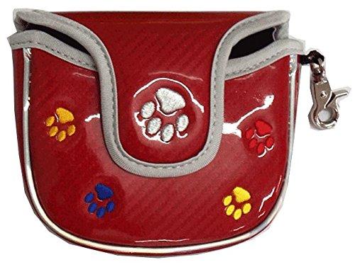 

Smile Agent Paw Mallet Golf Putter Cover with Magnetic Finish (Red)