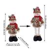 3PCS Christmas Decorative Christmas Dolls Reindeer Snowman Santa Claus Standing Doll New Year Ornament Christmas Merry Christmas