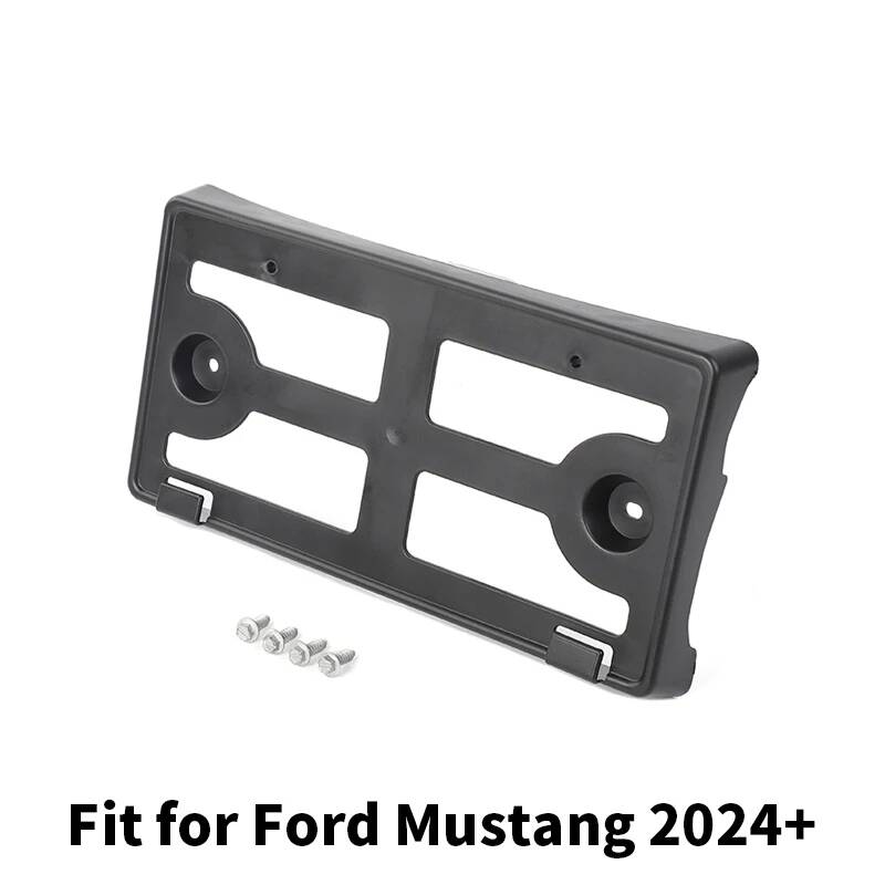 JIECHUAN Car Front License Plate Mounting Bracket Holder For Ford Mustang 2018-2023 2024 Up US Standard Car Exterior Accessories