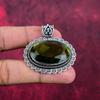 Pendentif Péridot Argent Sterling Massif 925, Bijou Pendentif Pierre Précieuse Fait Main, Cadeaux Pour Femme Pendentif Neuf